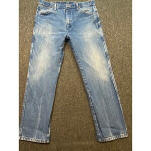 Wrangler Men's Straight Jeans Blue